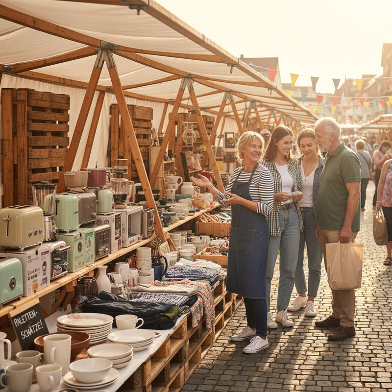 Flohmarkt mit Paletten: Kalkulation, Tipps und Erfahrungen 2026