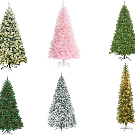 Paletten mit künstlichen Weihnachtsbäume Weihnachtsbaum mit und ohne LED B-Ware Marketplace